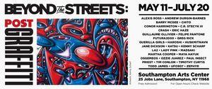 Beyond the Streets at the Southhampton Arts Center, NY. May 11 - July 20. New drawings on show
