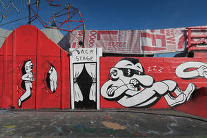 Mural for Flow Festival, Helsinki.