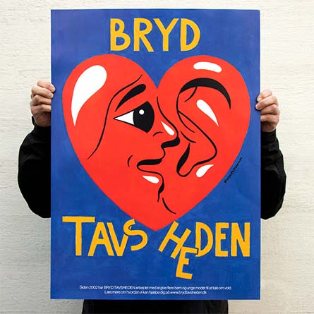 Bryd tavsheden (Break the silence) poster