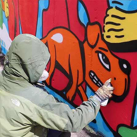 Pheo and HuskMitNavn in the Concrete Jungle.