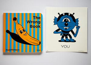 English edition of 'The wrong book' published by Gingko Press + limited silk screen print. Available in the webshop