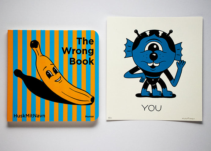 English edition of 'The wrong book' published by Gingko Press + limited silk screen print. Available in the webshop