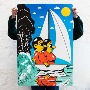 'After the Storm' Lithographic printing at Edition Copenhagen. Available in my web shop.