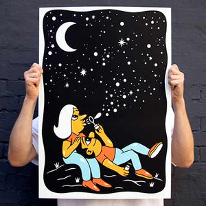 'Night Sky' Silkscreen print.