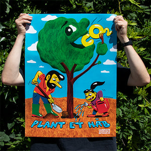 Poster for 'Den grønne studenter Bevægelse' 50x70cm