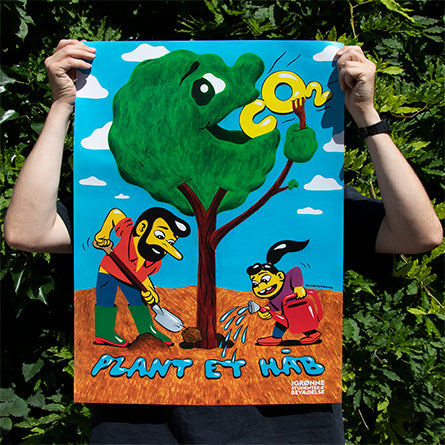Poster for 'Den grønne studenter Bevægelse' 50x70cm