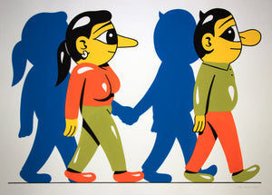 'The Shadow' Silkscreen print, Edition of 70x50cm, Available in the webshop