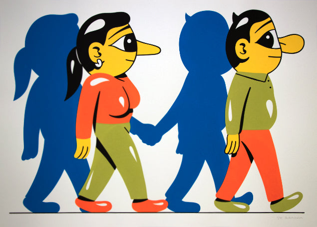 'The Shadow' Silkscreen print, Edition of 70x50cm, Available in the webshop