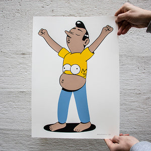 WOO HOO. Silkscreen print A3 size