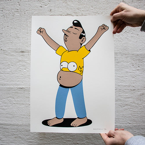 WOO HOO. Silkscreen print A3 size