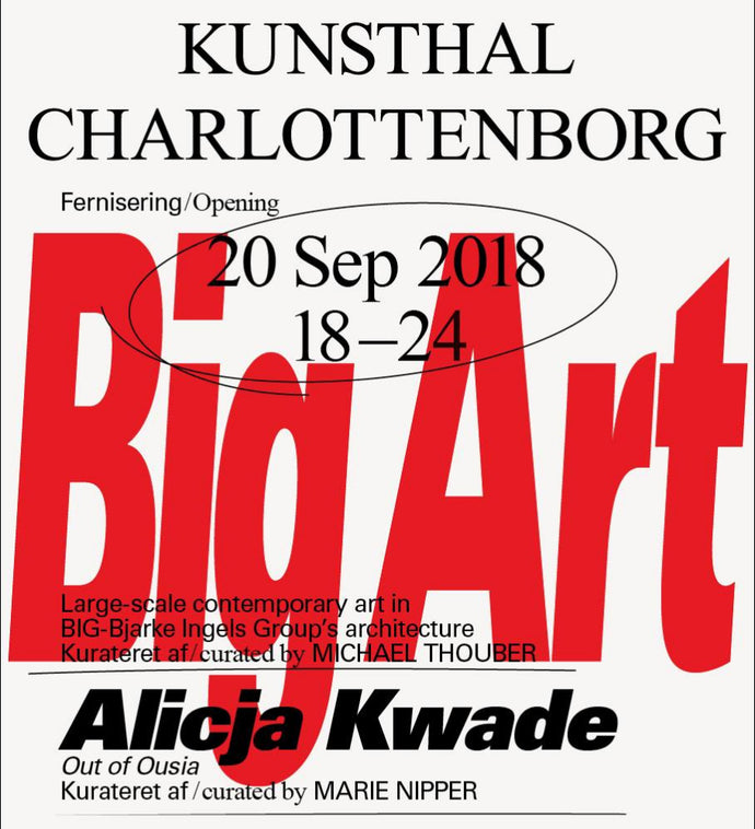 Group show at Charlottenborg Kunsthal in Copenhagen. BIG-Bjarke Ingels Group and it's artist collaborations. I have got a project in the show. Sep 21st - Jan 13th.