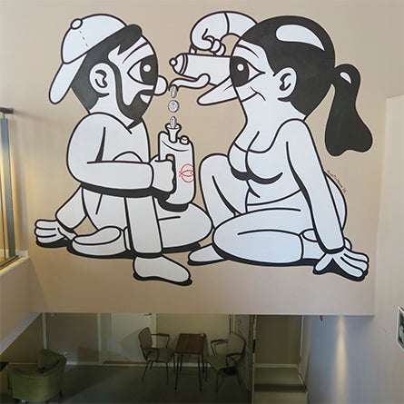 Café Nutid, mural.