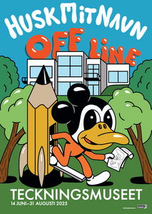 Solo show at Teckningsmuseet in Laholm, Sweden. 14 juni - 31 August 2025. Drawings, murals and beyond. Free entry