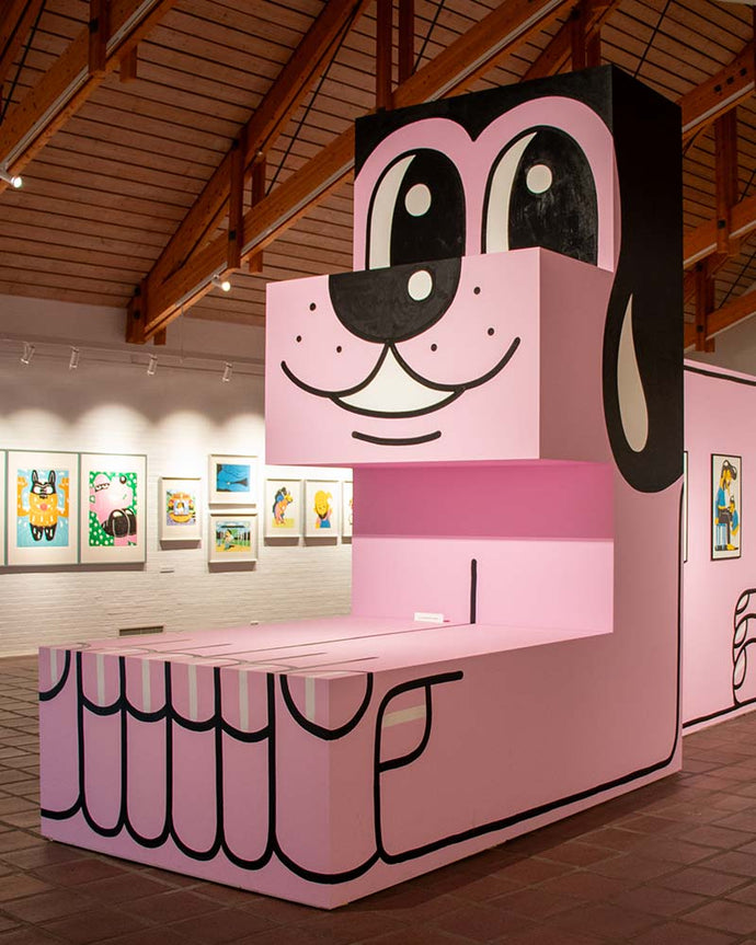 'Med Tryk På HuskMitNavn'  Solo show at Kastrupgårdsamlingen museum