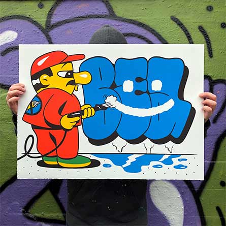 'The Inner Artist' Lithographic printing at Edition Copenhagen. Available in my web shop.