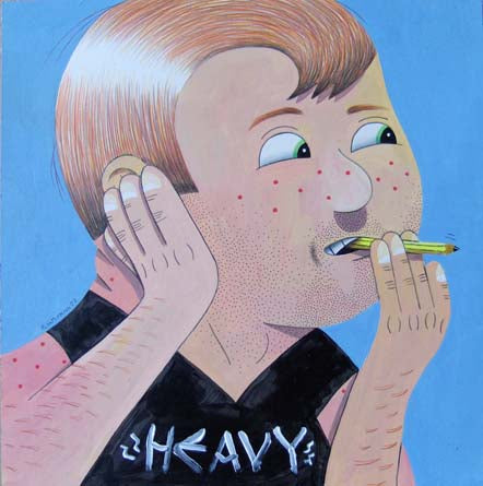 Art fair paintings and drawings.