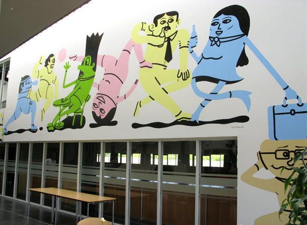 Novo Nordisk mural.