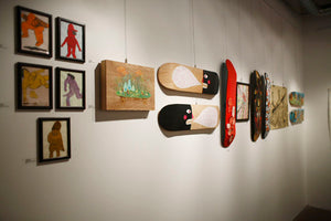 Wood pushers, Hecklewood Gallery, Portland USA.