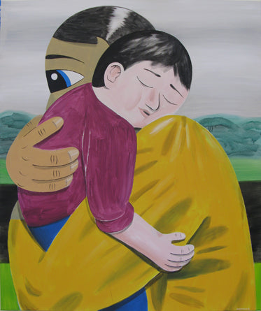 Different drawings and paintings.