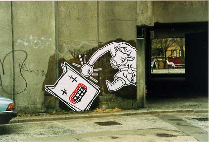 HuskMitNavn - on the streets of Copenhagen.