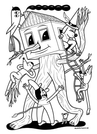 A3 poster for the art paint book.