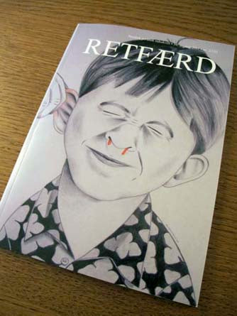 Cover for Retfærd magazine.