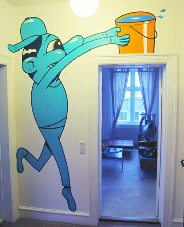 Mural in a private home.