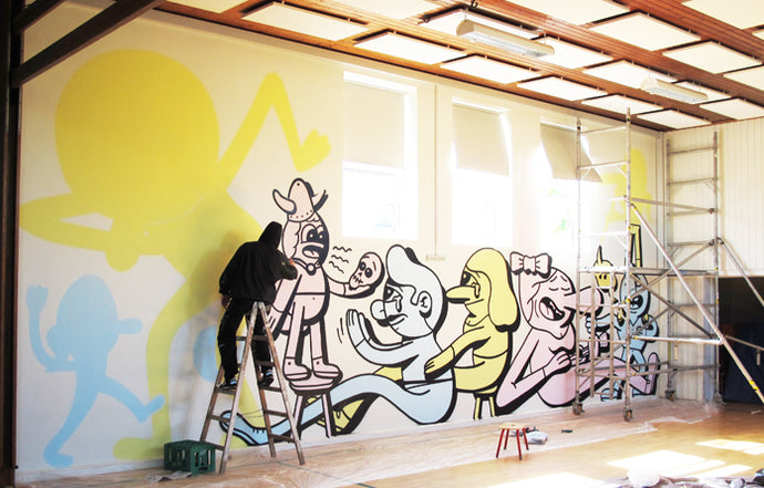 Murals at Sorø Private School.