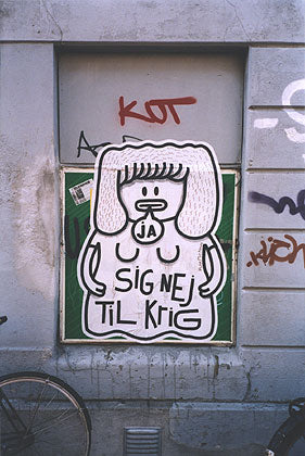 Say no to war - Yes.