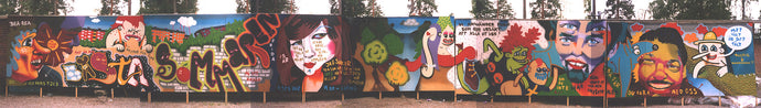 Arvika Festival, mural.