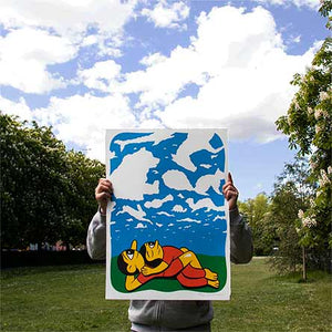 'Under The Sky' Lithographic printing at Edition Copenhagen